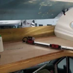 Motorhome damp repair underway