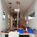 Full interior strip-out during major damp repair