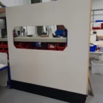 Finished interior wall after professional damp repair